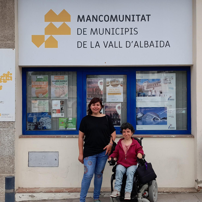 Paula García y Rosa Conca